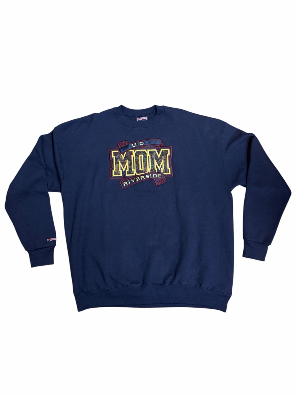 Vintage UC Riverside MOM Navy Crewneck Sweatshirt Jansport - Size XXL